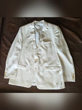 NWOT Men's CHAPS Cream Colored Blazer Size 48L